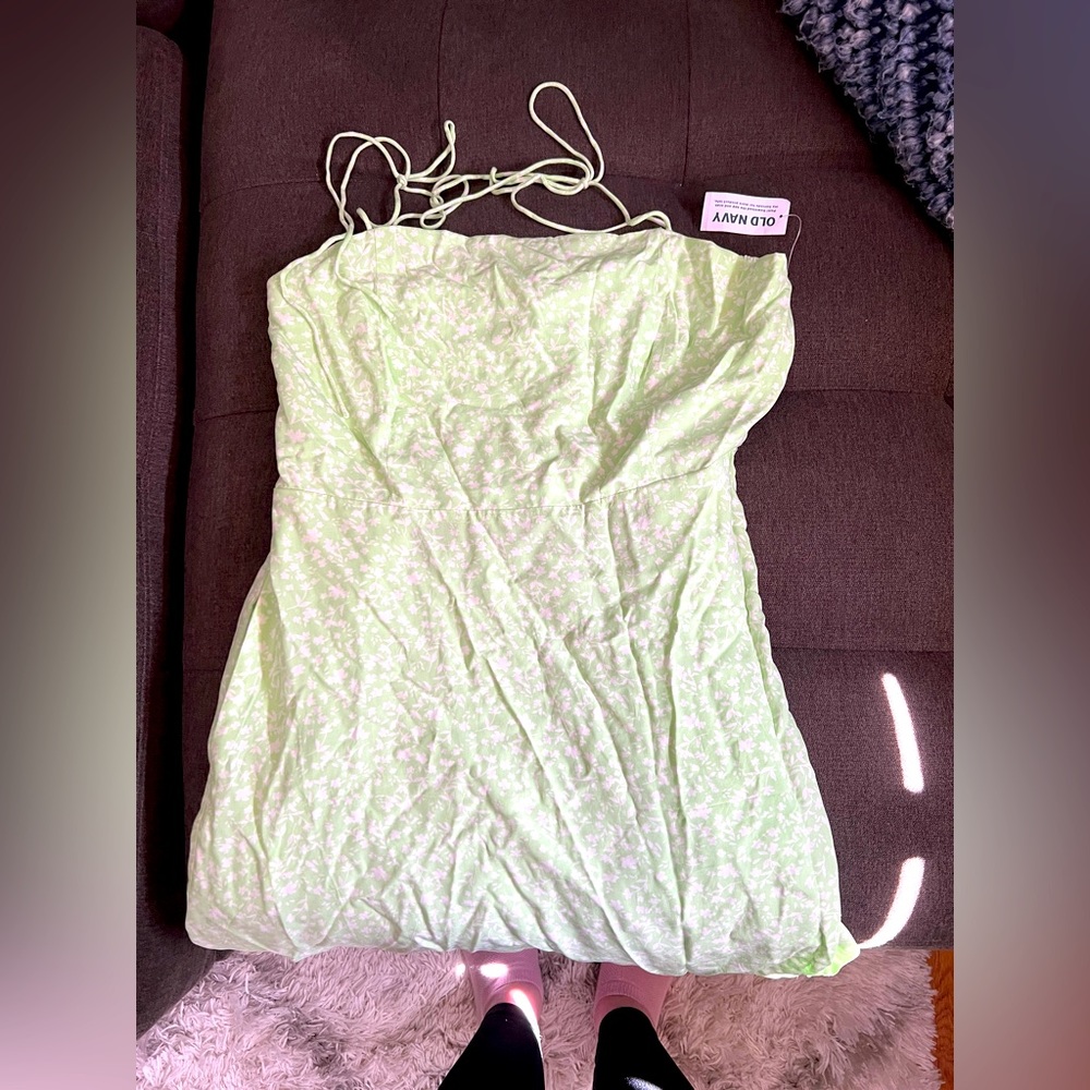 Old navy green mini dress